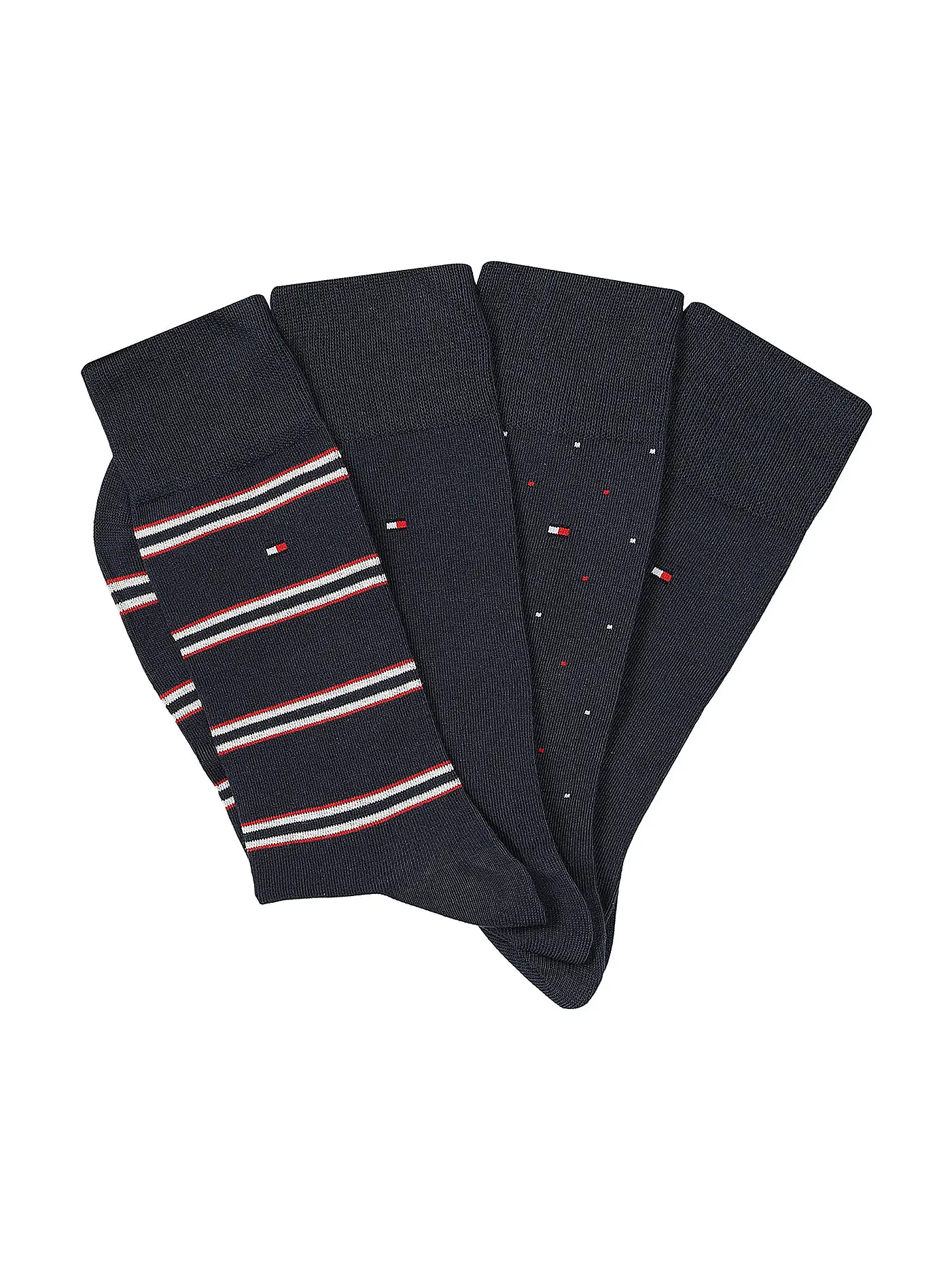 TOMMY HILFIGER | Socken Geschenkbox 4er Pkg black | blau